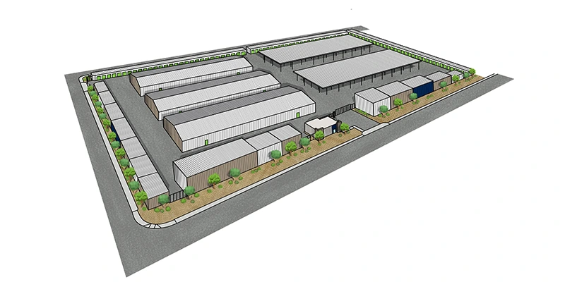 Storage facility concept diagram